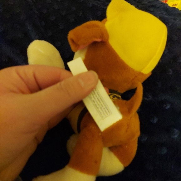 Nickelodeon Paw Patrol RUBBLE THE PUPPY DOG 6" Plush STUFFED ANIMAL Toy soft - Picture 10 of 11